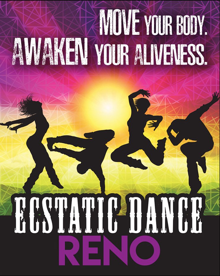 Ecstatic Dance Reno flyer